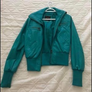 Light blue Elbow patch jacket